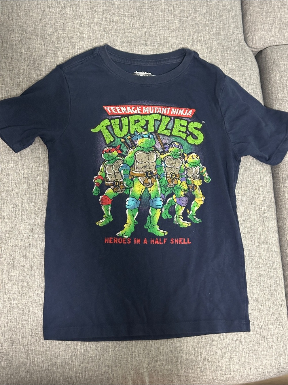 Teenage Mutant Ninja Turtles Navy Graphic Tee for Kids